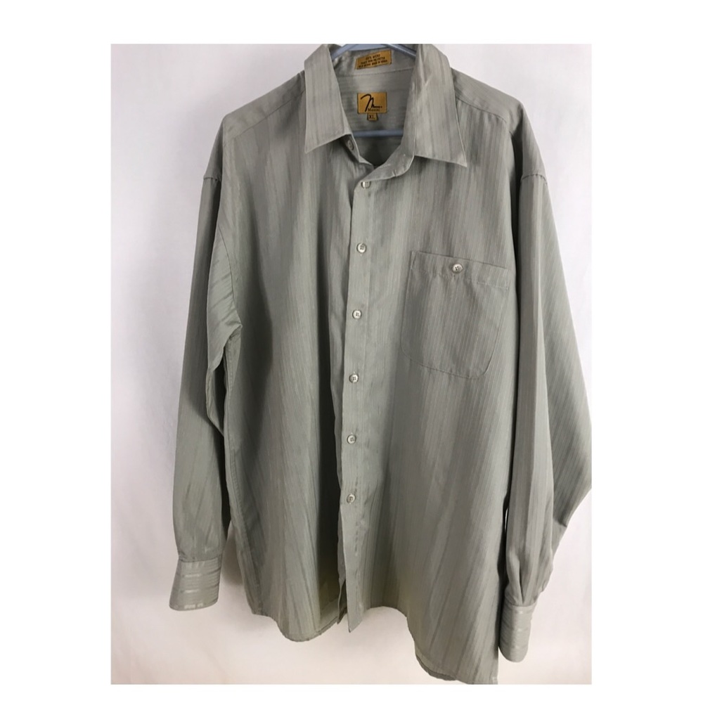 Maxini Mens Button Down Dress Shirt